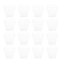 25 Unidades Tazas De Plástico Para Postres Y