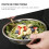 8Pcs Stainless Steel Round Dinner Plates And Serving Trays 11