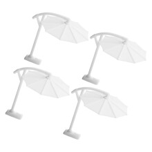 4 Pezzi Mini Ombrellone Per Casa Di Bambola Giardino Terrazza