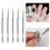 2 Set Penna Sottile Per Nail Art E Eyeliner, Strumento Manicure 5