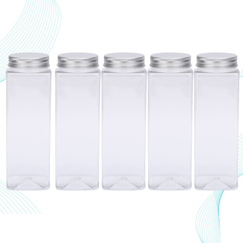 5 500 Ml Plastic Koffieflessen Pet Met 2