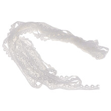 10 Yard Tule Geborduurde 960,00x1,20x0,20 Cm Wit