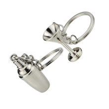 2 Pezzi Portachiavi A Cocktail Shaker