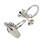 2 Pezzi Portachiavi A Cocktail Shaker 1