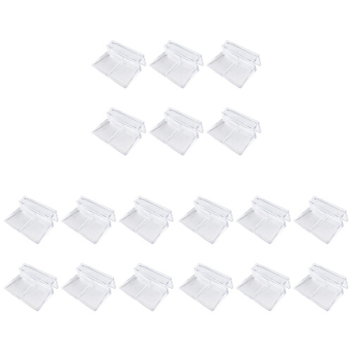 18 Transparant Aquariumglas Dekselklem 8 Mm 1