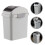 Plastic Swing Bin Voor Badkamer Keuken Afvalpapier 5