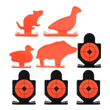 8St Dieren Silhouetten Doelen Metaal Eend Rat Mensvormig