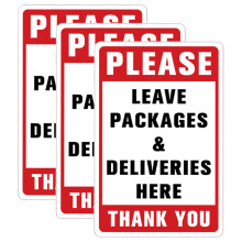 3 Pvc Muursticker Voor Levering Van Pakketten