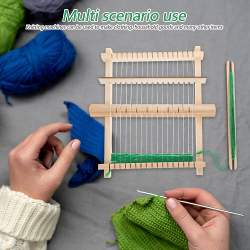 Set Draagbare Breiplateau Met Frame Voor Garen 2