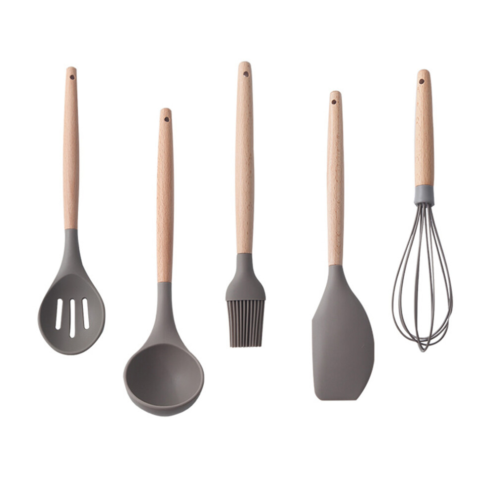 Spatula Z Drewnianym Uchwytem, ŁYżKa Do Z Bukowego-image