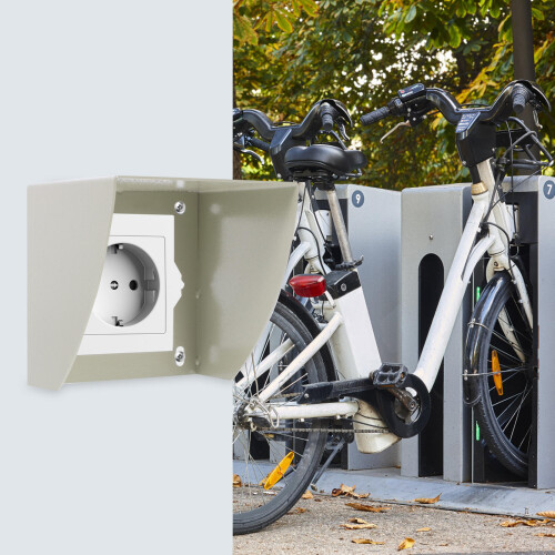 Wall Switch Panel Box Uitlaat Bescherming Voor Outdoor EV Charger 1