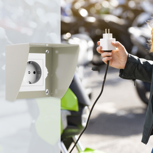 Wall Switch Panel Box Uitlaat Bescherming Voor Outdoor EV Charger 2