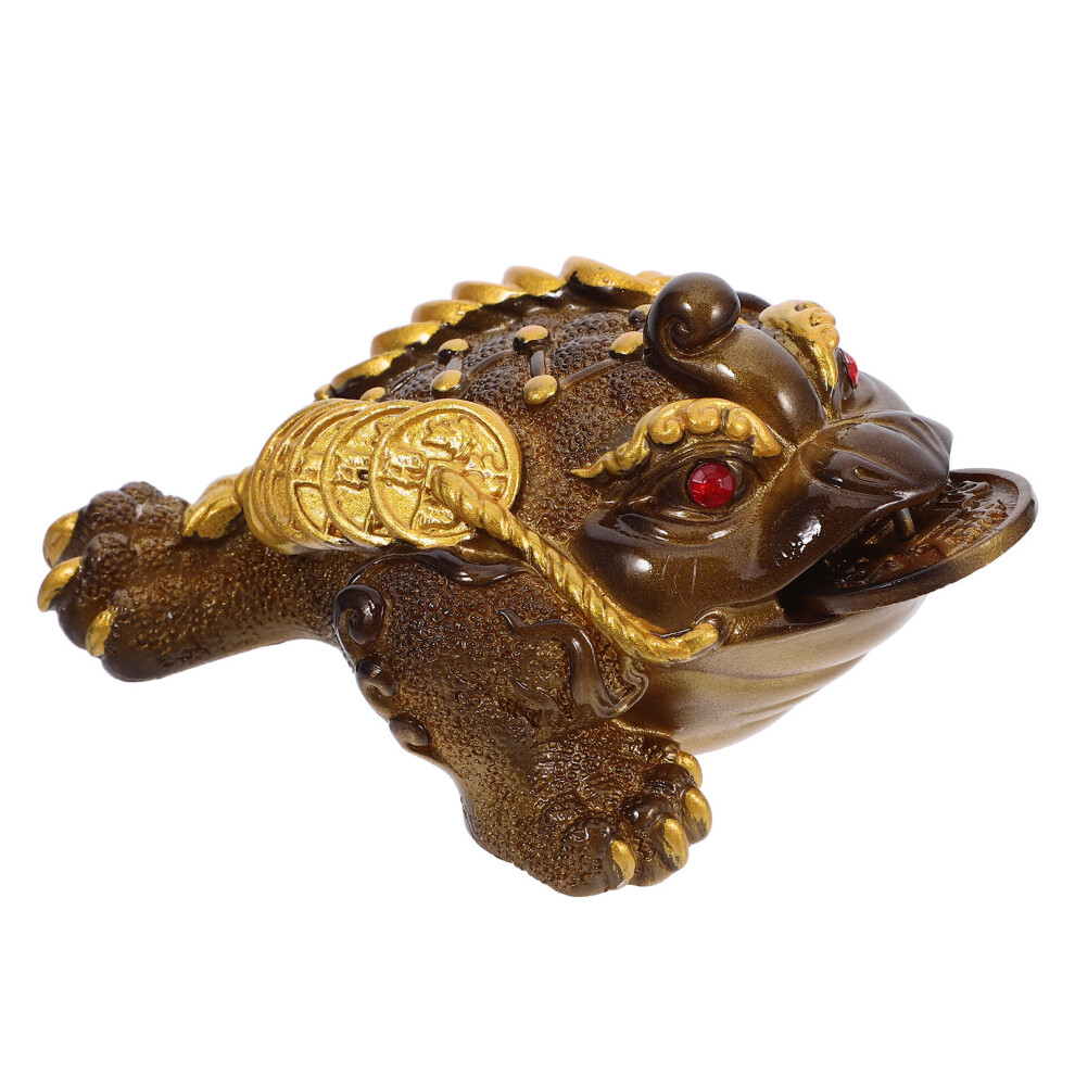 4 Sztuki ChińSki ZłOty ŻAba Z żYwicy, Zmienia Kolor, Ozdoba-image