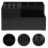 Black ABS Scissors Holder Salon Hair Tools Storage Box for Home 6