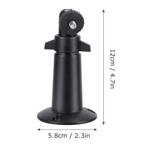 2 Peças Suporte De Parede E Teto Para Câmera Com Sensor Giratório 1