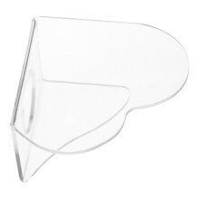 Heart Shaped Acrylic Nail Palette Transparent Mixing Tray For Salon Or Home