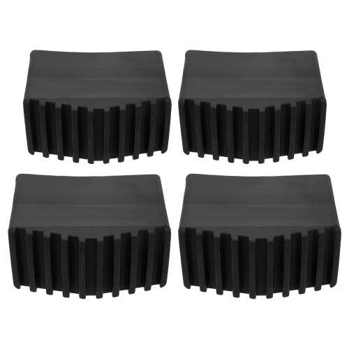 4 Unidades De Pads Antiderrapantes Borracha De