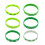 24Pcs Assorted Color St. Patrick's Day Bracelets Durable Wristbands 1