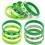 24Pcs Assorted Color St. Patrick's Day Bracelets Durable Wristbands 8