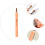 1 Stuks Draagbare Uitschuifbare Lippenstiftkwastje Lipliner Applicator 11