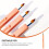 1 Stuks Draagbare Uitschuifbare Lippenstiftkwastje Lipliner Applicator 10