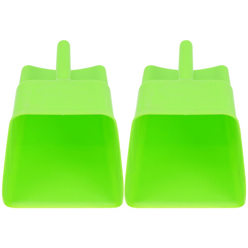 2 Pcs Scoopers Feed Poultry Addition Multifunctional