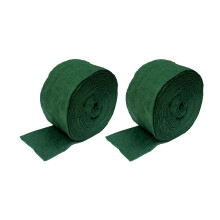 2 Pcs Tree Wind Protectors Non Woven Fabrics Green For Trees