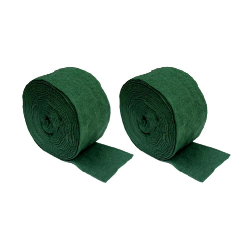 2 Pcs Tree Wind Protectors Non Woven Fabrics Green For Trees 2
