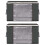 2Pcs Grey Fabric Clothes Storage Bags for Closet and Bed 2