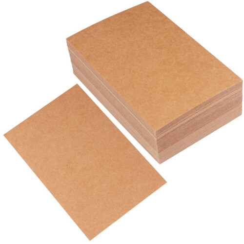 200 Blanko Kraftpapier Ansichtkaarten Grote Briefkaarten Diy 1
