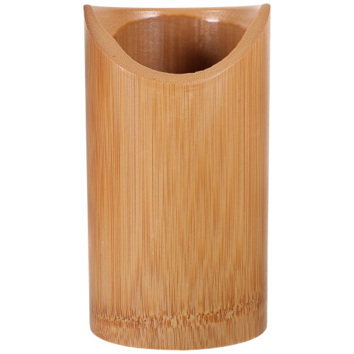 Countertop Küchenutensilienhalter Bambus Essstäbchen Eimer Organizer 2