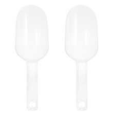 2Stk. Eisschöpfmaschine Kunststoff Transparent Mehlschöpfer