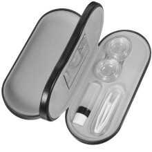 1 Set Tragbarer Brillenorganizer Zweischichtig Reisehelfer