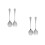 2 Sets Salatbesteck Mit Ergonomischem Löffel Gabel 4