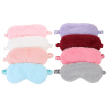 8St Fluffy Augenmasken Aus Plüsch Hautfreundlich Bequem