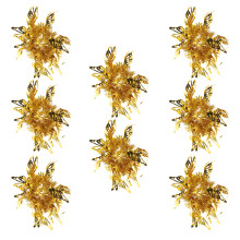 8Stk. Cheerleader-Pompons Armband Für Sport Und Tanzparty