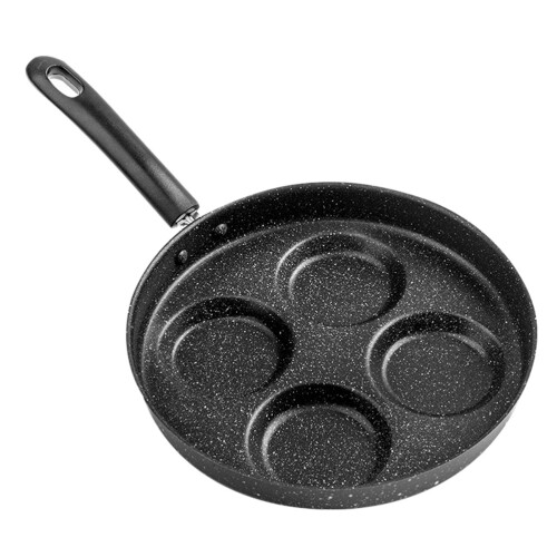 1St Nichthaftende Eierpfanne Mit Geteilter Waffelstruktur