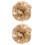 2Stk. Haarrolle Extensions Chignon Einfacher Dutt Haarteil 6