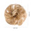 2Stk. Haarrolle Extensions Chignon Einfacher Dutt Haarteil 2
