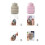 320 Ml Silikon Heizflasche Mit Strickbezug Pink 2