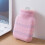 320 Ml Silikon Heizflasche Mit Strickbezug Pink 9