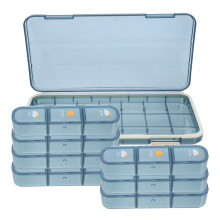travel medicine organizer large multi-grid portable case