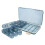 travel medicine organizer large multi-grid portable case 4