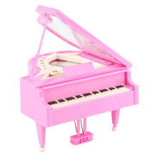1St Plastic Muziekdoos Ornament Balletdanseres Roze Sierdecoratie