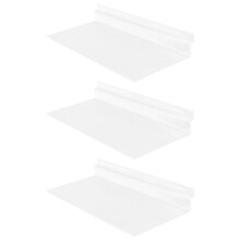 3Stk Transparente Slatwall Schuhregal Kunststoff Sneaker Halterung