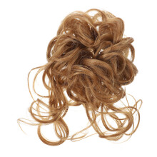 Hair Bun Scrunchy Ponytailteil Unordentlicher Dutt Lockiges Haarteil