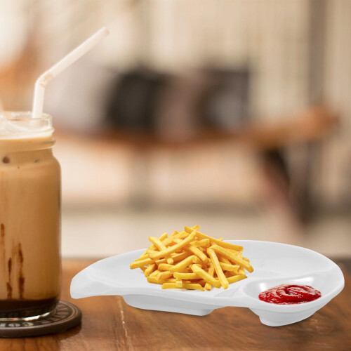 2 Multifunktionales Tablett Frites Teller 2