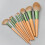 10Stk Make-up Holzgriff Set Premium Tragbar 4