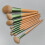 10Stk Make-up Holzgriff Set Premium Tragbar 3
