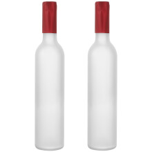 2Stk Leere Weinflasche Multifunktionale Dekorative Weinglasflasche